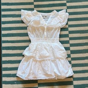 LoveShackFancy white ruffle dress